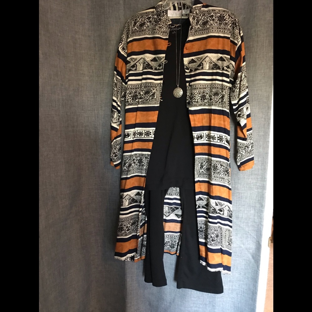 Bohemian duster